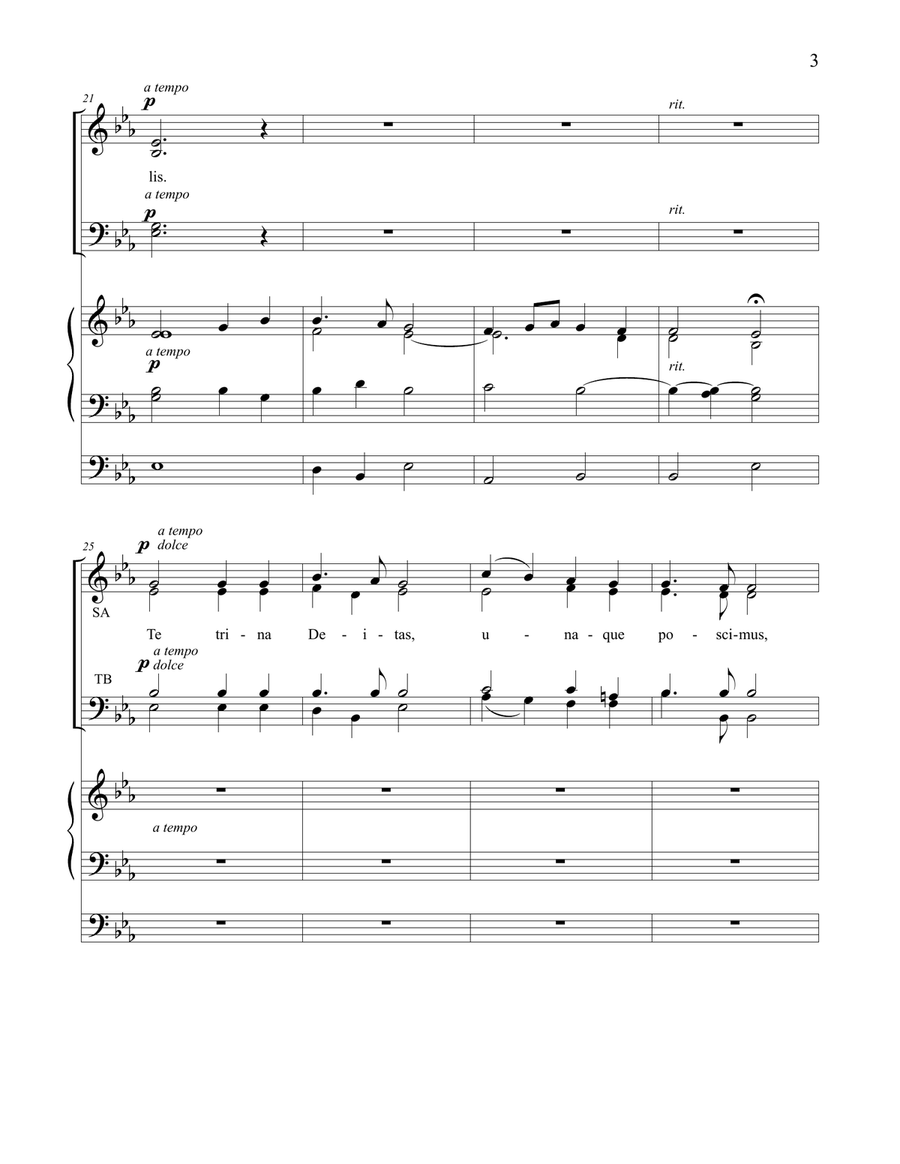 Panis Angelicus Panis Angelicus 4-Part scores gallery preview page 3