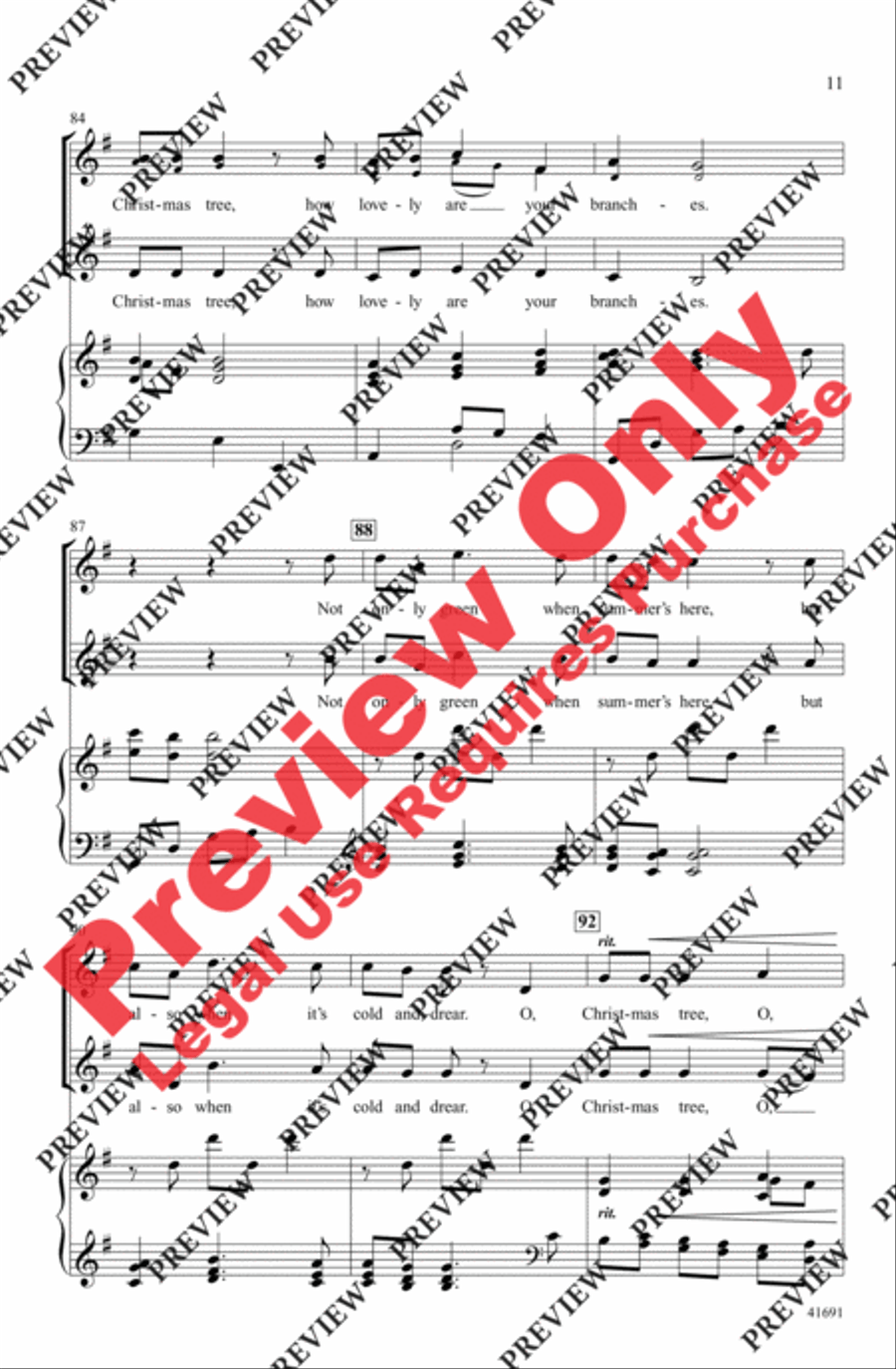 A Wreath of Carols 2-Part scores gallery preview page 10