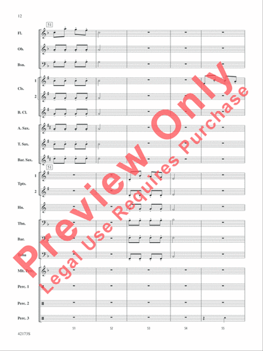 Jingle Band! Concert Band scores gallery preview page 13