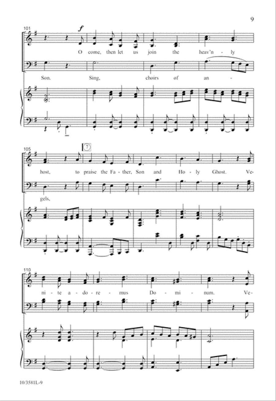 Rejoice! Christ Is Born! 4-Part scores gallery preview page 10