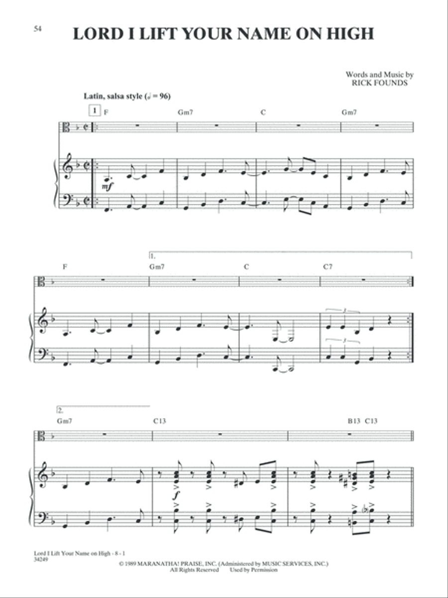 Top Praise & Worship Instrumental Solos for Strings String Orchestra scores gallery preview page 8