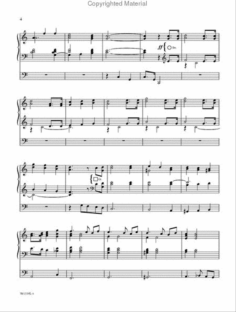 Pedals and Pipes for Preludes and Praise Organ Solo scores gallery preview page 3