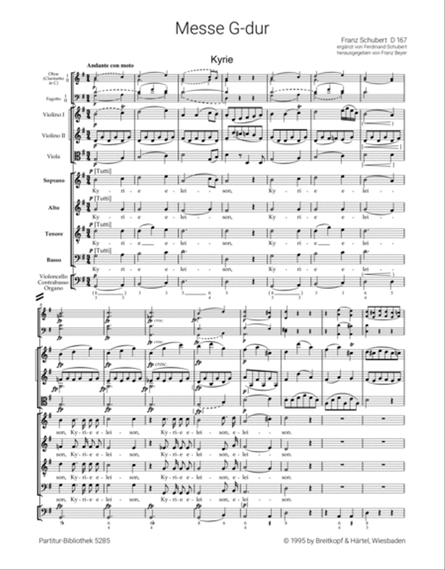 Mass in G major D 167 Mass in G major D 167 STB scores gallery preview page 2
