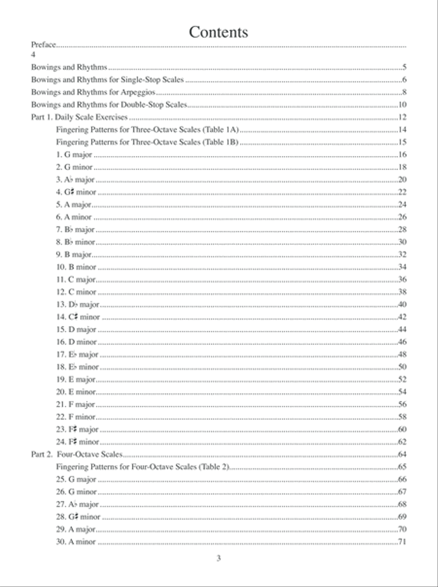 Daily Scale Exercises for Violin Violin scores gallery preview page 4