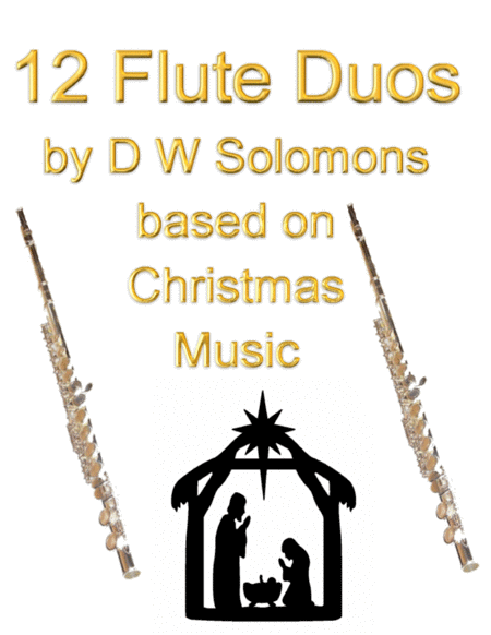 12 Flute duos based on traditional Christmas music image number null