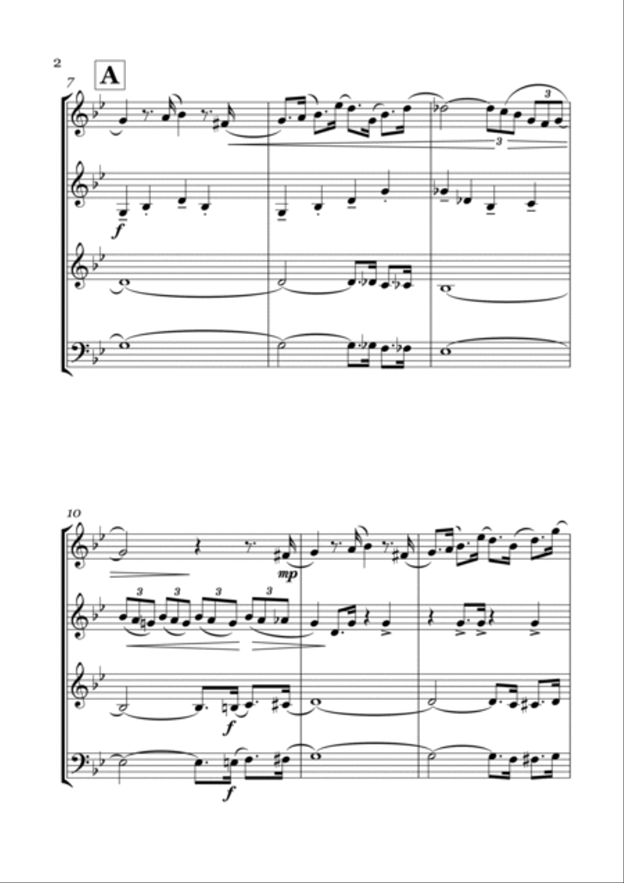 The Pink Panther Horn Solo scores gallery preview page 4