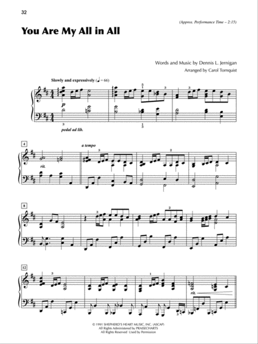 Popular Praise Easy Piano scores gallery preview page 6