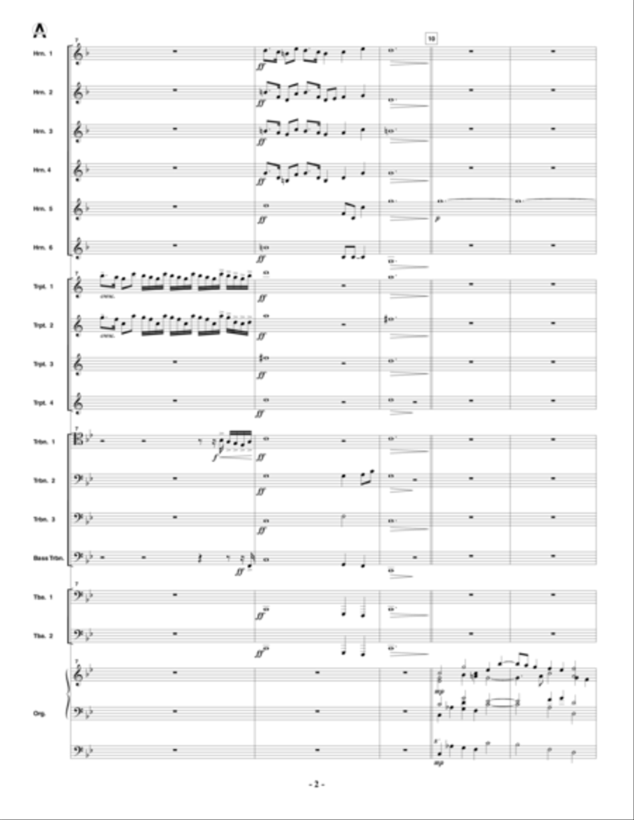 Quo Non Ascendam Quo Non Ascendam Horn scores gallery preview page 4