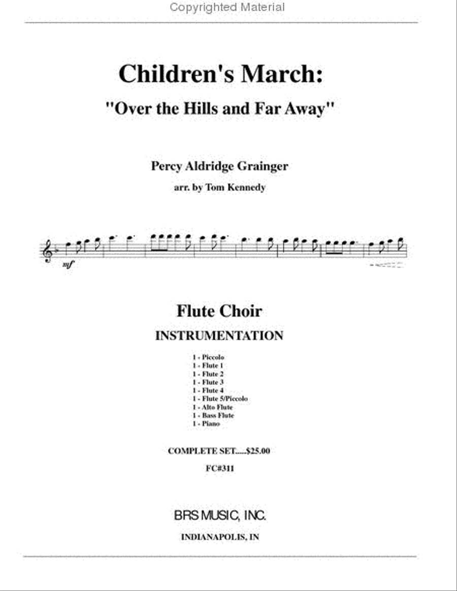 Children's March: Flute Choir scores gallery preview page 2