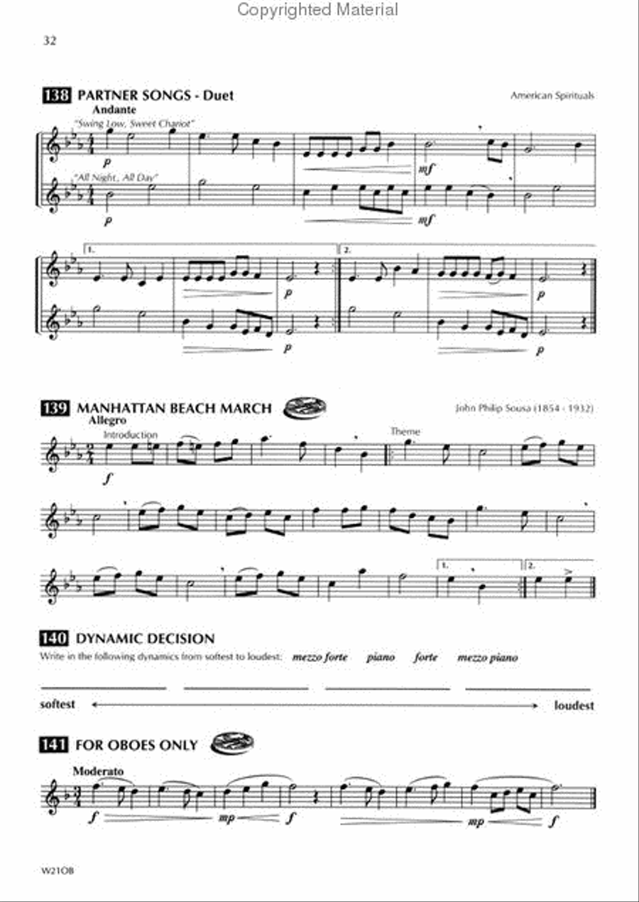 Standard of Excellence Book 1, Oboe Concert Band Methods scores gallery preview page 4