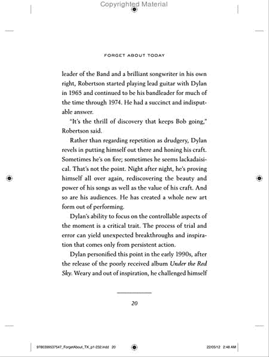 Forget About Today Guitar scores gallery preview page 21