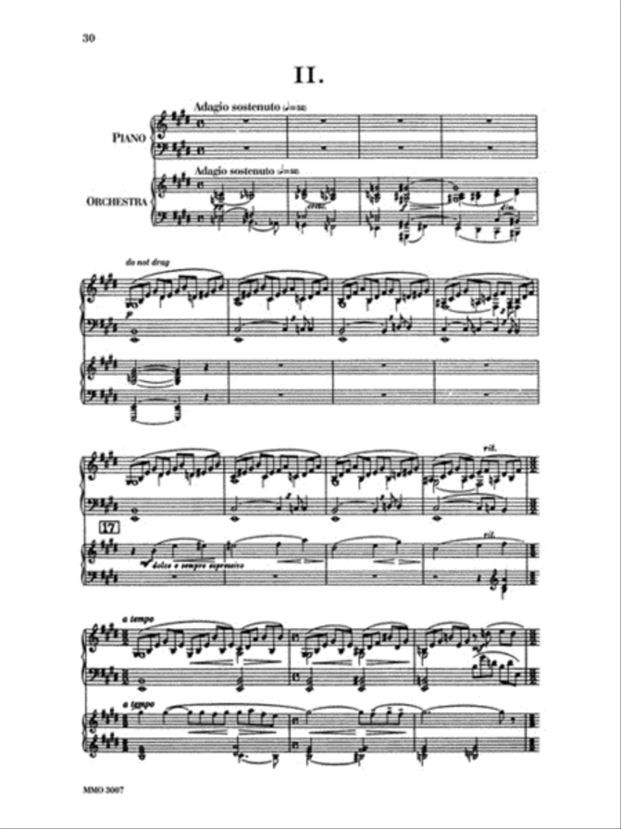 Rachmaninov – Concerto No. 2 in C Minor, Op. 18 Piano Solo scores gallery preview page 4