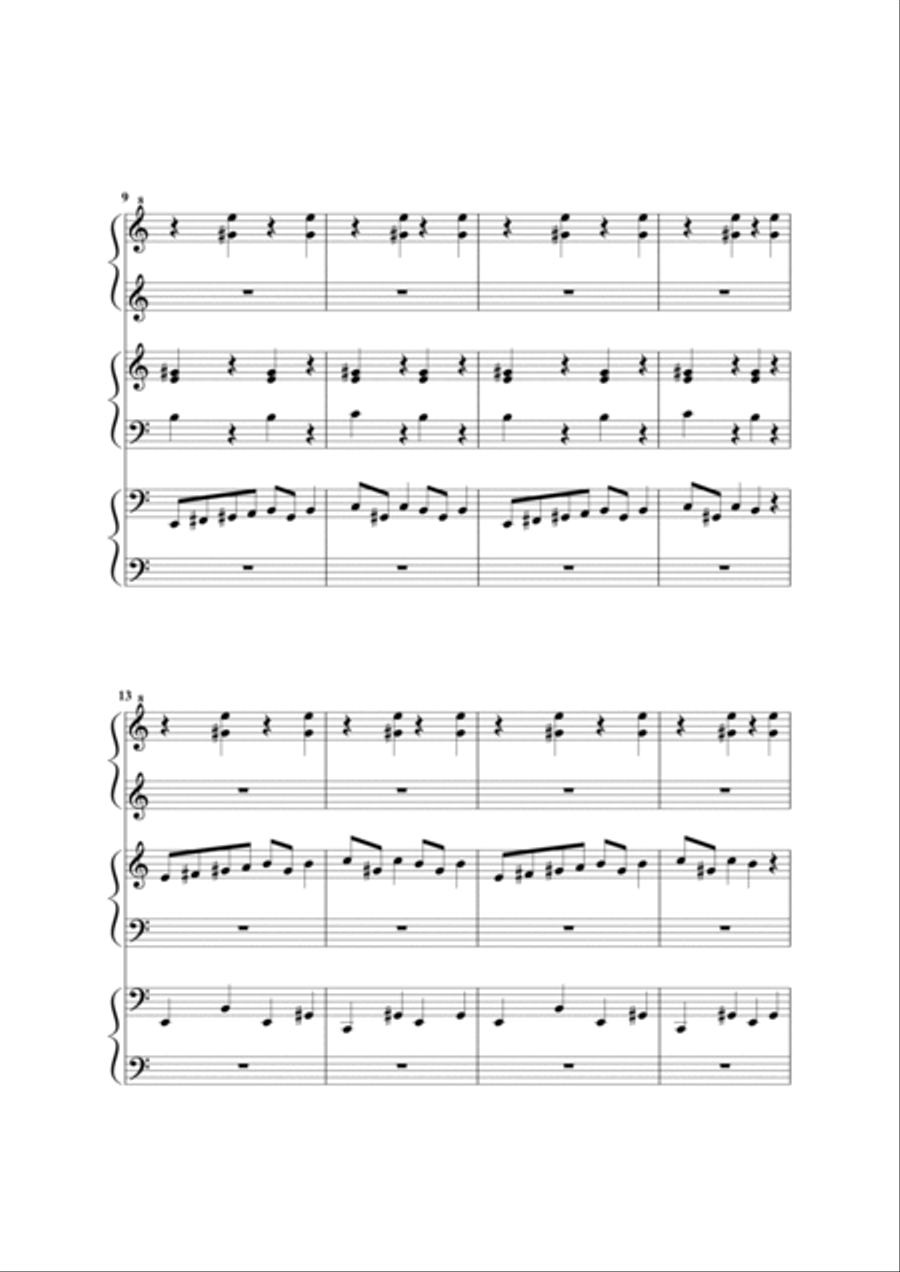 In The Hall of the Mountain King (6 hands easy) Piano Method scores gallery preview page 2