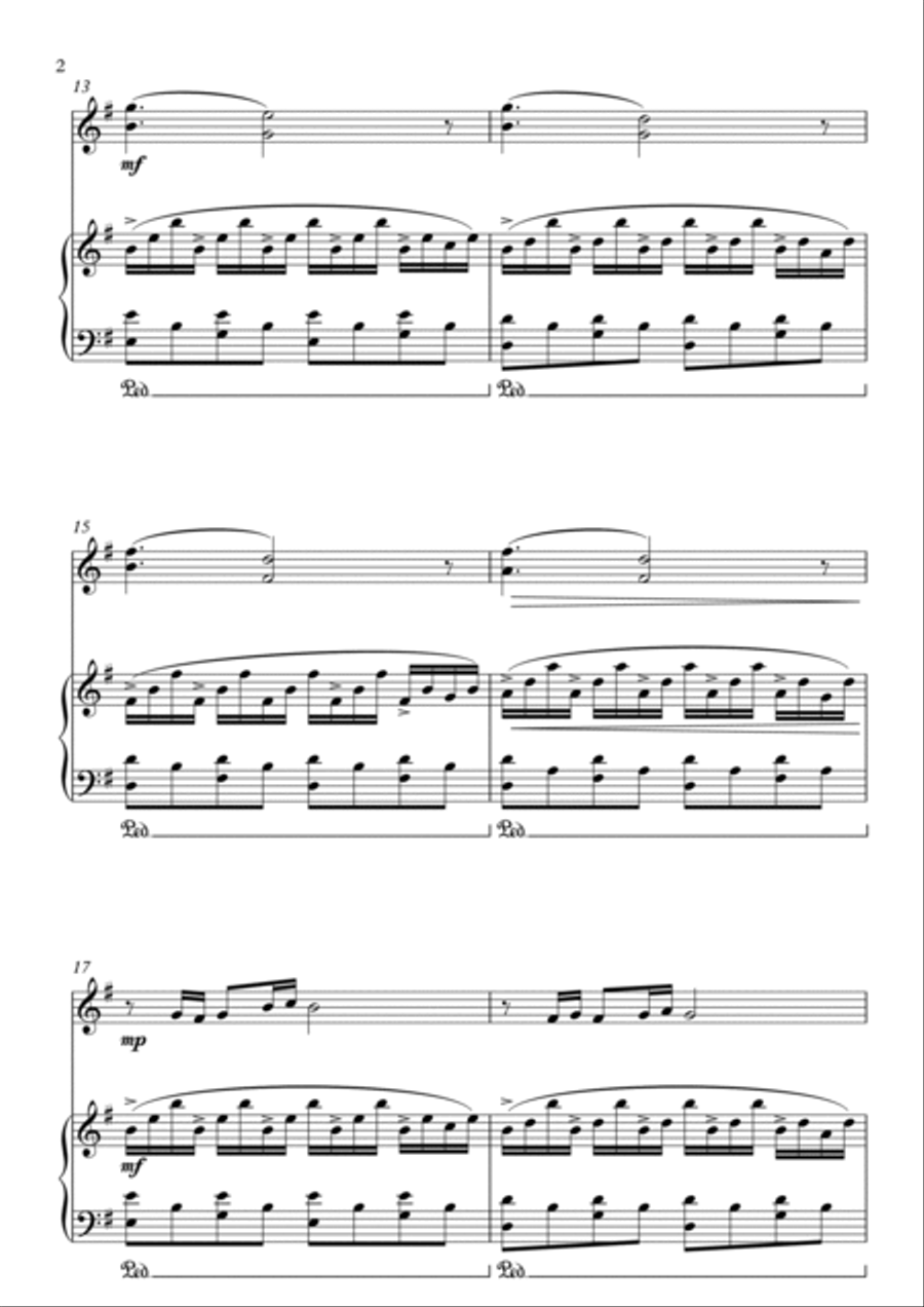 Comptine D'un Autre Été: L'après-midi Violin Solo scores gallery preview page 2