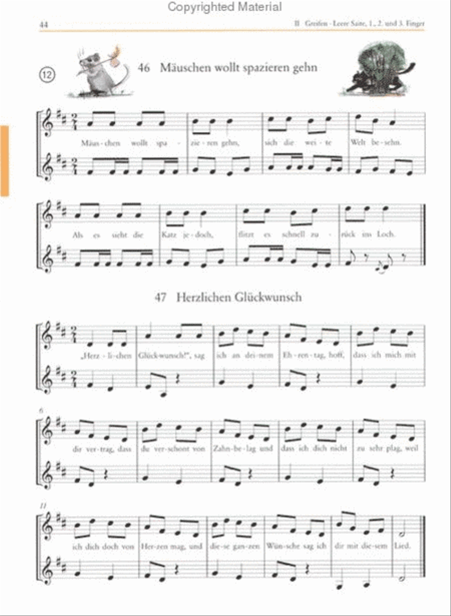 Der Geigenkasten Violin Solo scores gallery preview page 4