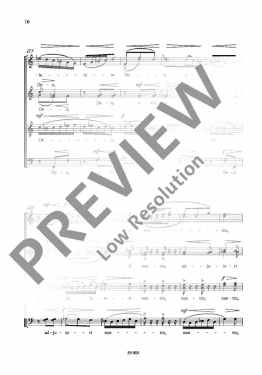 Exultate Deo SSAATTBB scores gallery preview page 17