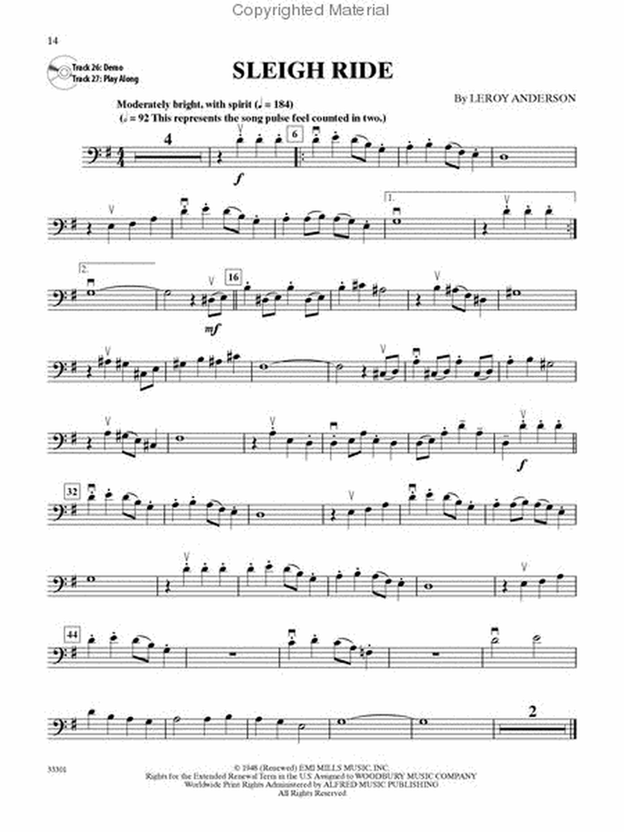 Easy Christmas Instrumental Solos for Strings, Level 1 image number null