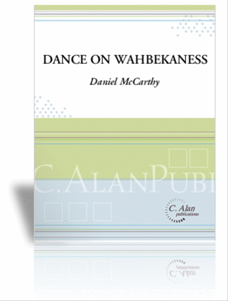 Dance on Wahbekaness Dance on Wahbekaness Percussion Ensemble scores gallery preview page 1