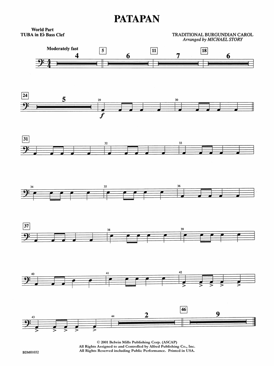 Patapan: WP E-flat Tuba B.C.