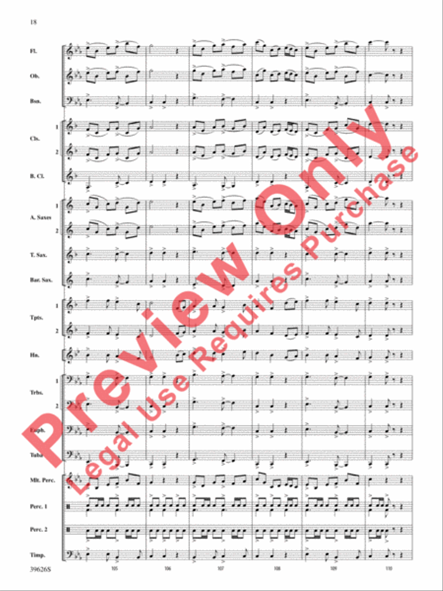 Whiteleaf Hill Whiteleaf Hill Concert Band scores gallery preview page 18