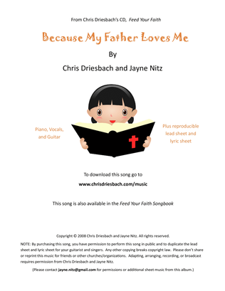 Book cover for Because My Father Loves Me