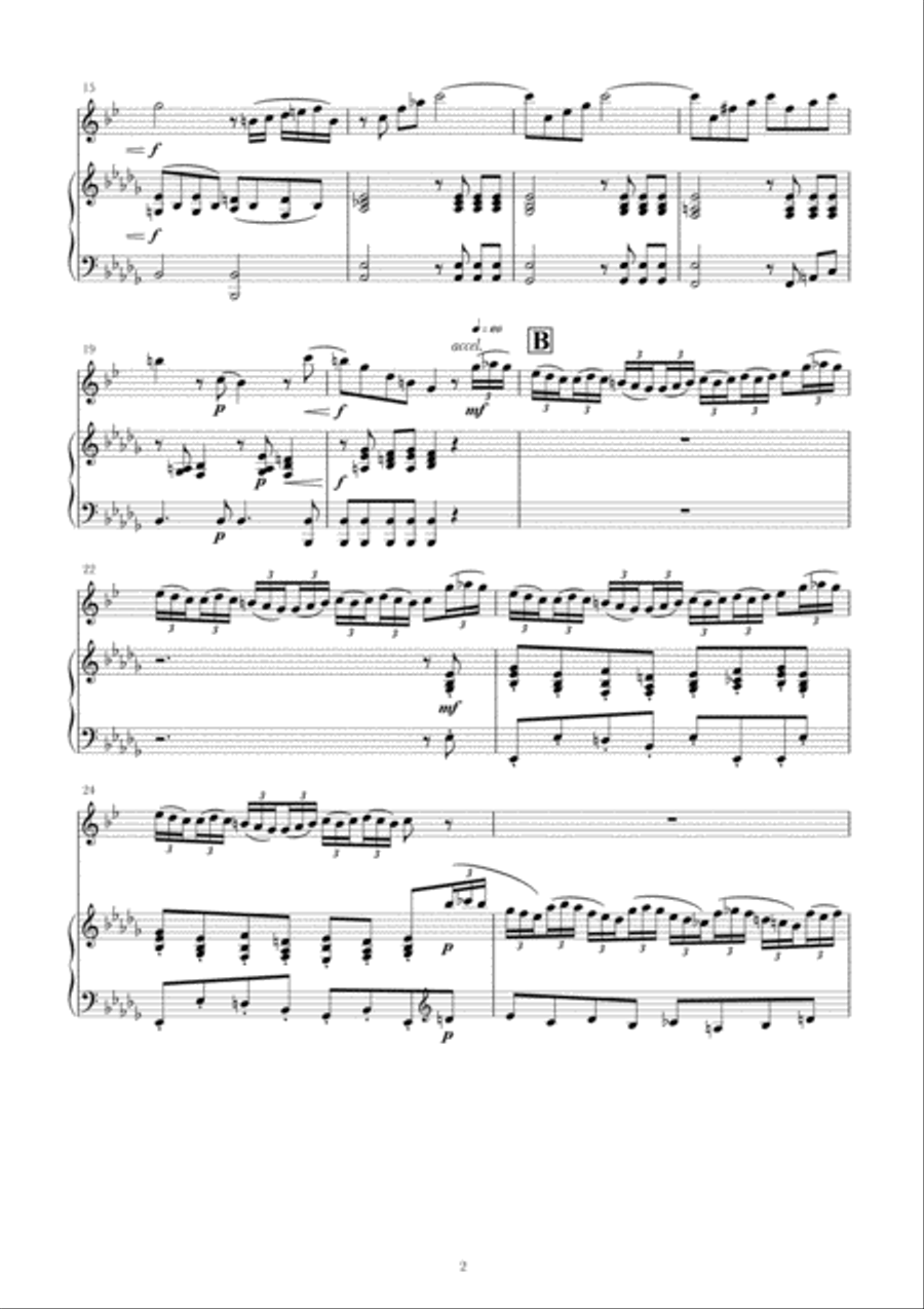 Sonatina for Alto Saxophone and Piano Alto Saxophone scores gallery preview page 6