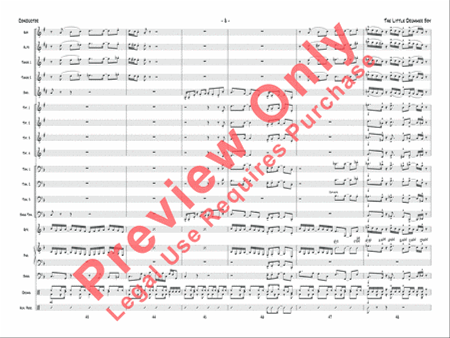 The Little Drummer Boy Jazz Ensemble scores gallery preview page 9