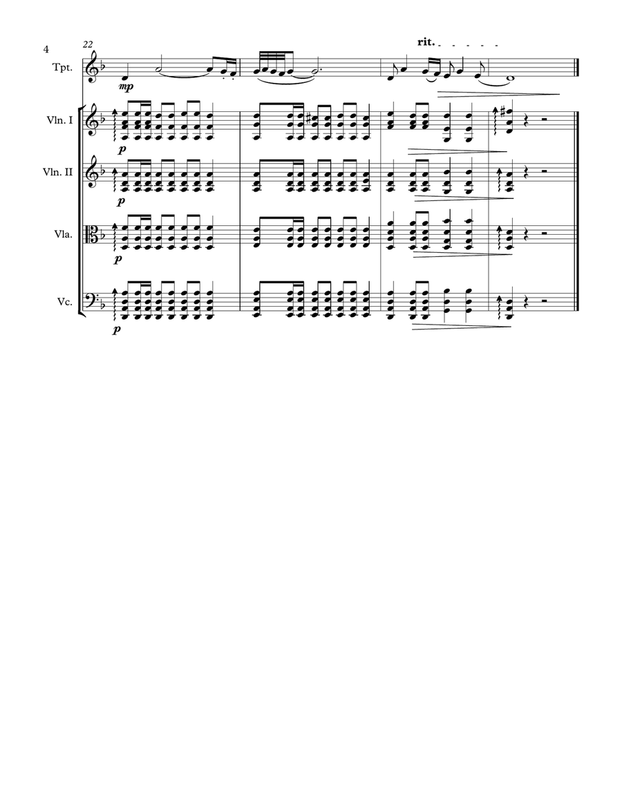 A Fistful Of Dollars Chamber Orchestra scores gallery preview page 4