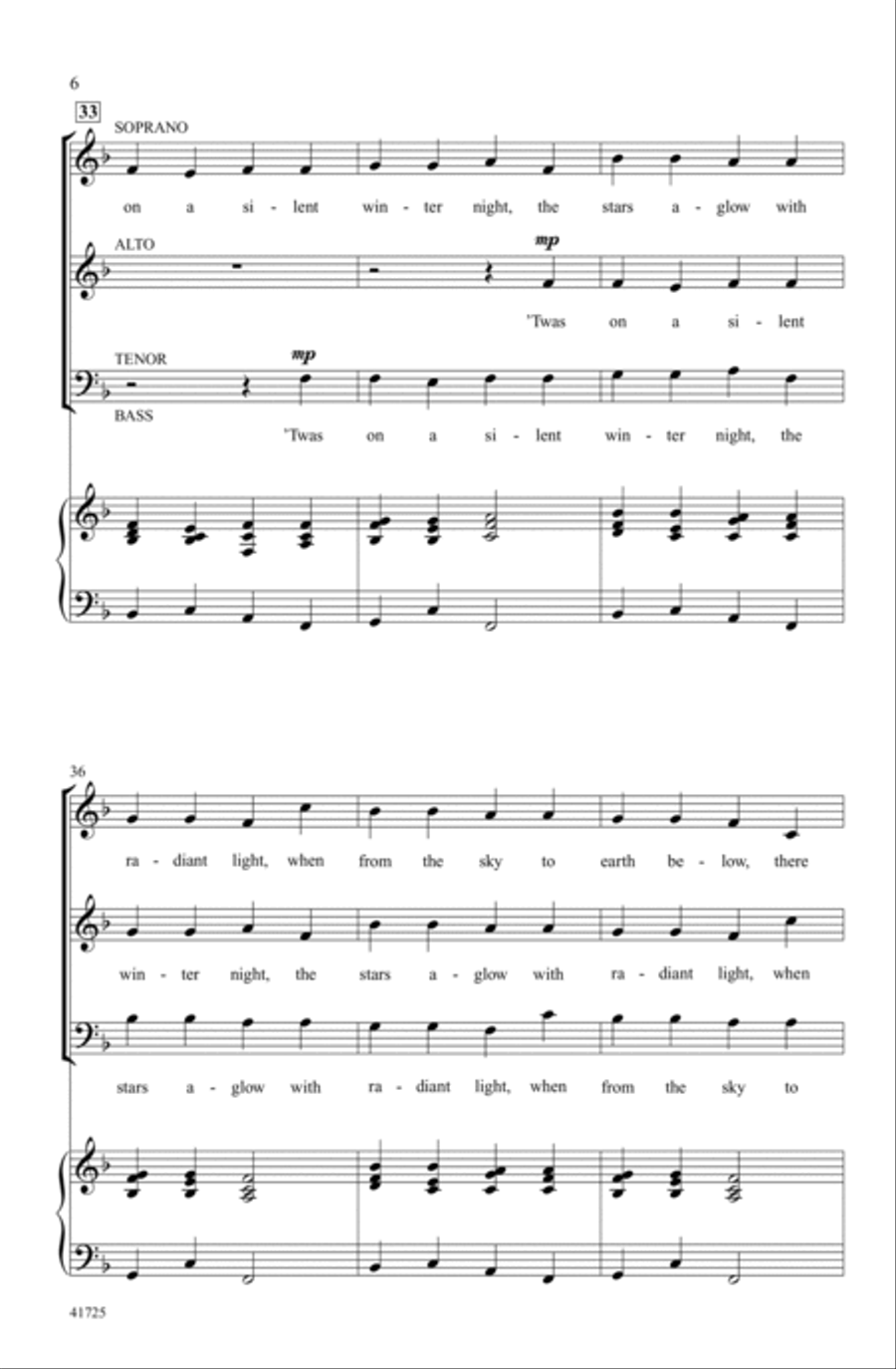 Winter Canon Winter Canon Choir scores gallery preview page 5