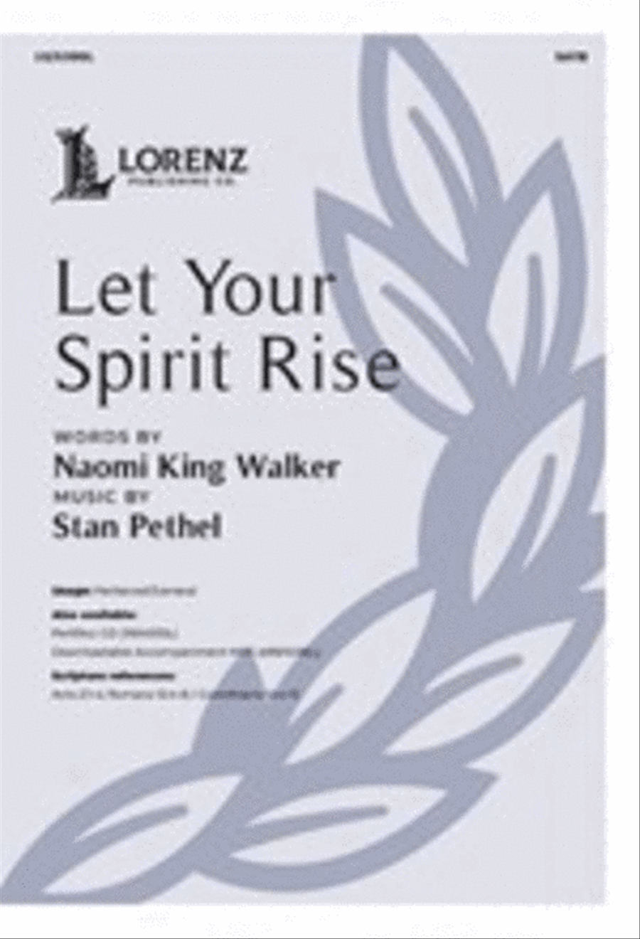 Let Your Spirit Rise 4-Part scores gallery preview page 1