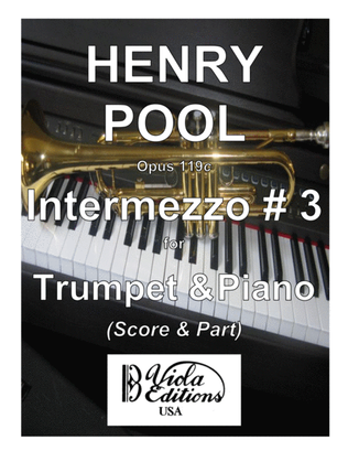 Opus 119c, Intermezzo for Trumpet & Piano (Score & Part)