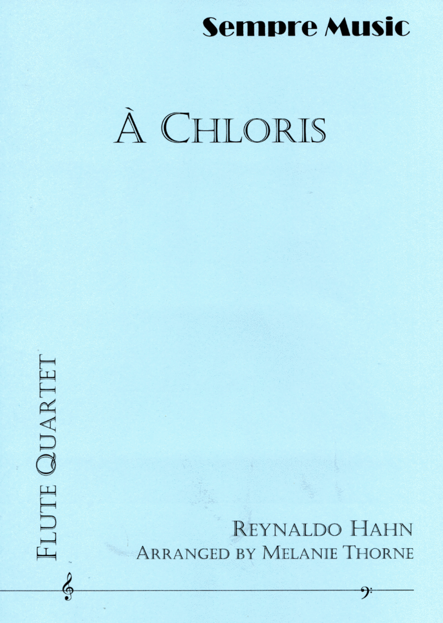 À Chloris Flute Quartet scores gallery preview page 1