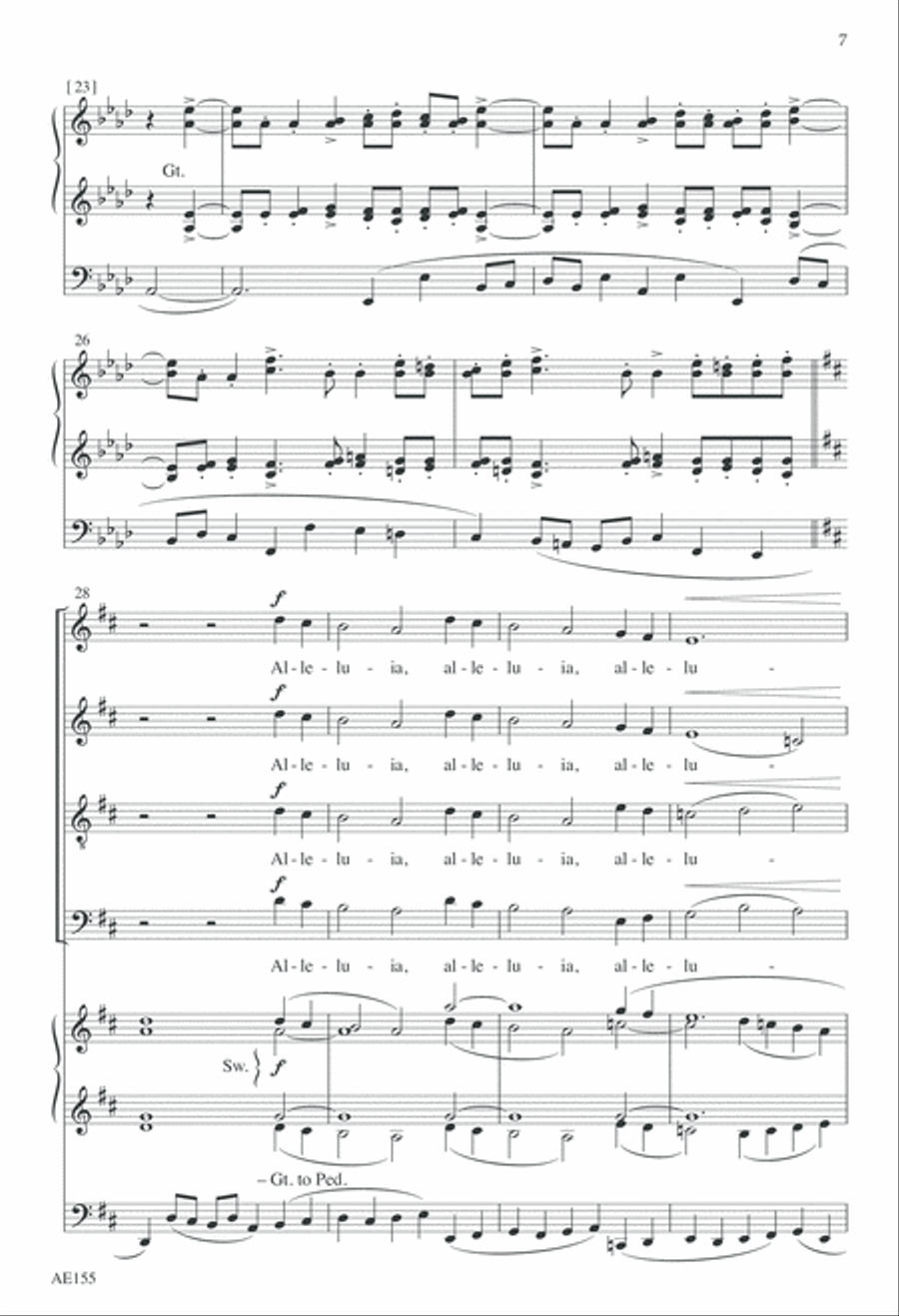 Ye Watchers and Ye Holy Ones 4-Part scores gallery preview page 6