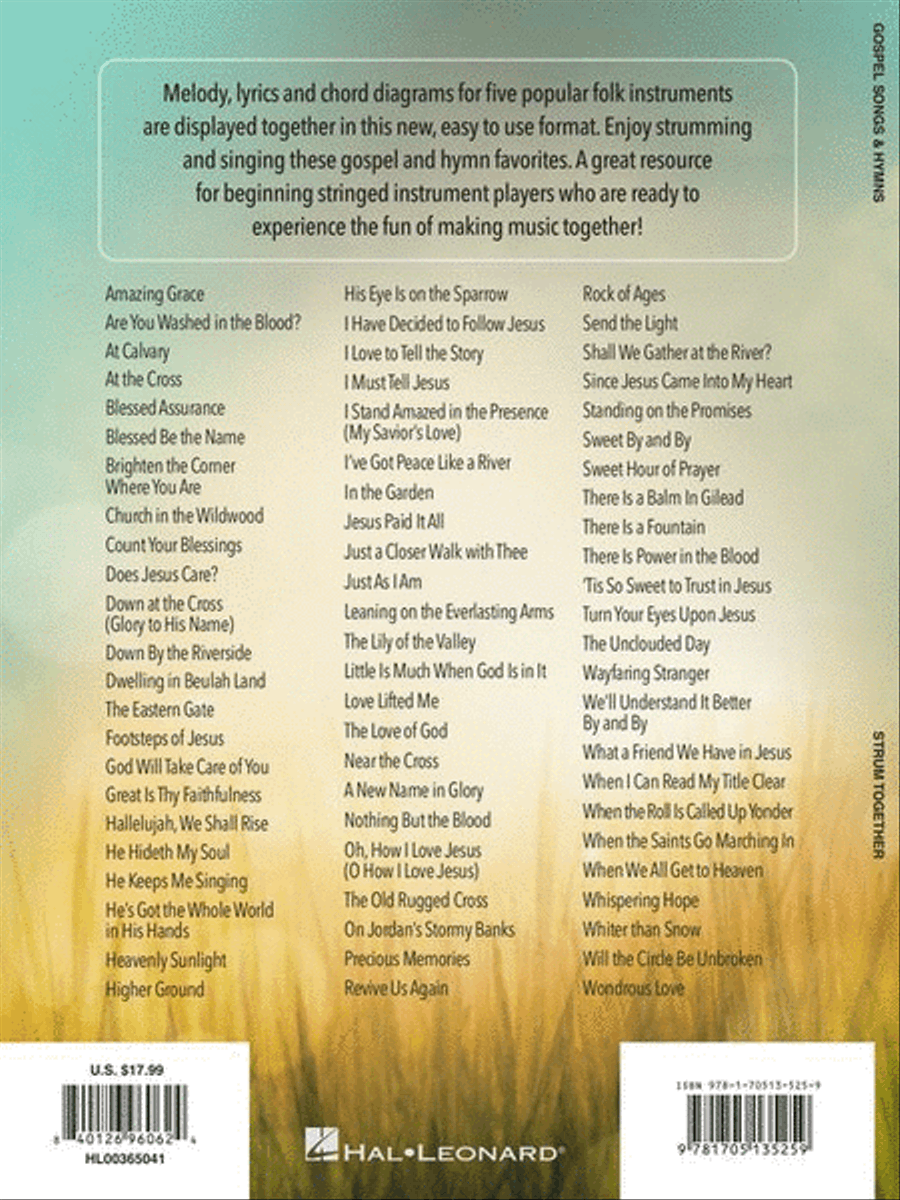 Gospel Songs & Hymns – Strum Together Banjo scores gallery preview page 12