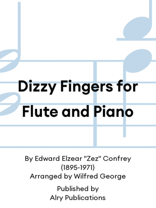Dizzy Fingers for Flute and Piano