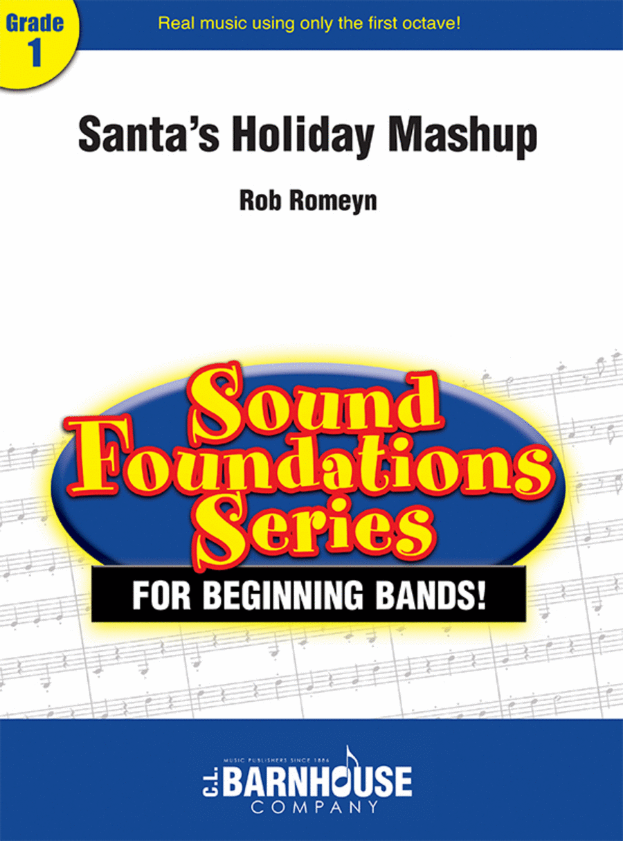 Santa's Holiday Mashup Concert Band scores gallery preview page 1
