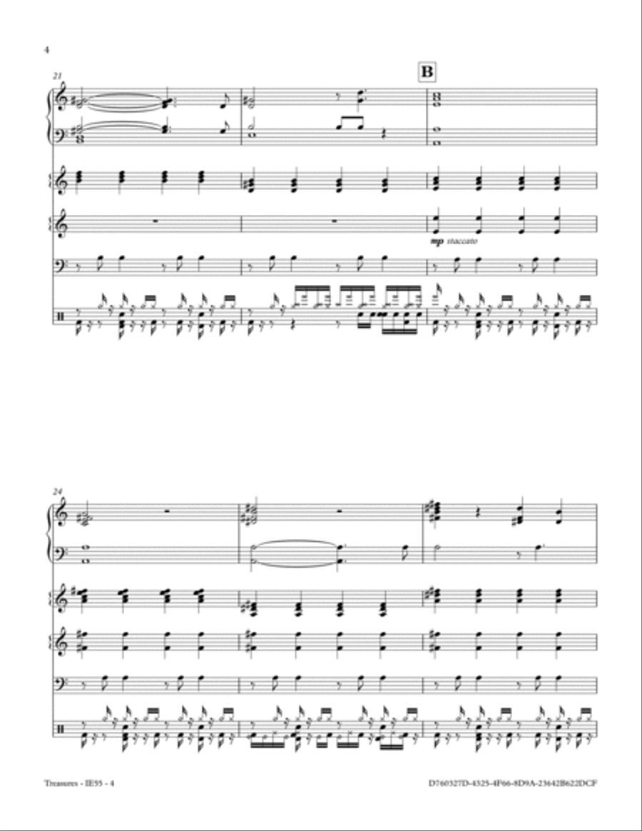 Treasures Small Ensemble scores gallery preview page 4