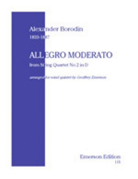 Allegro Moderato from String Quartet No.2 in D