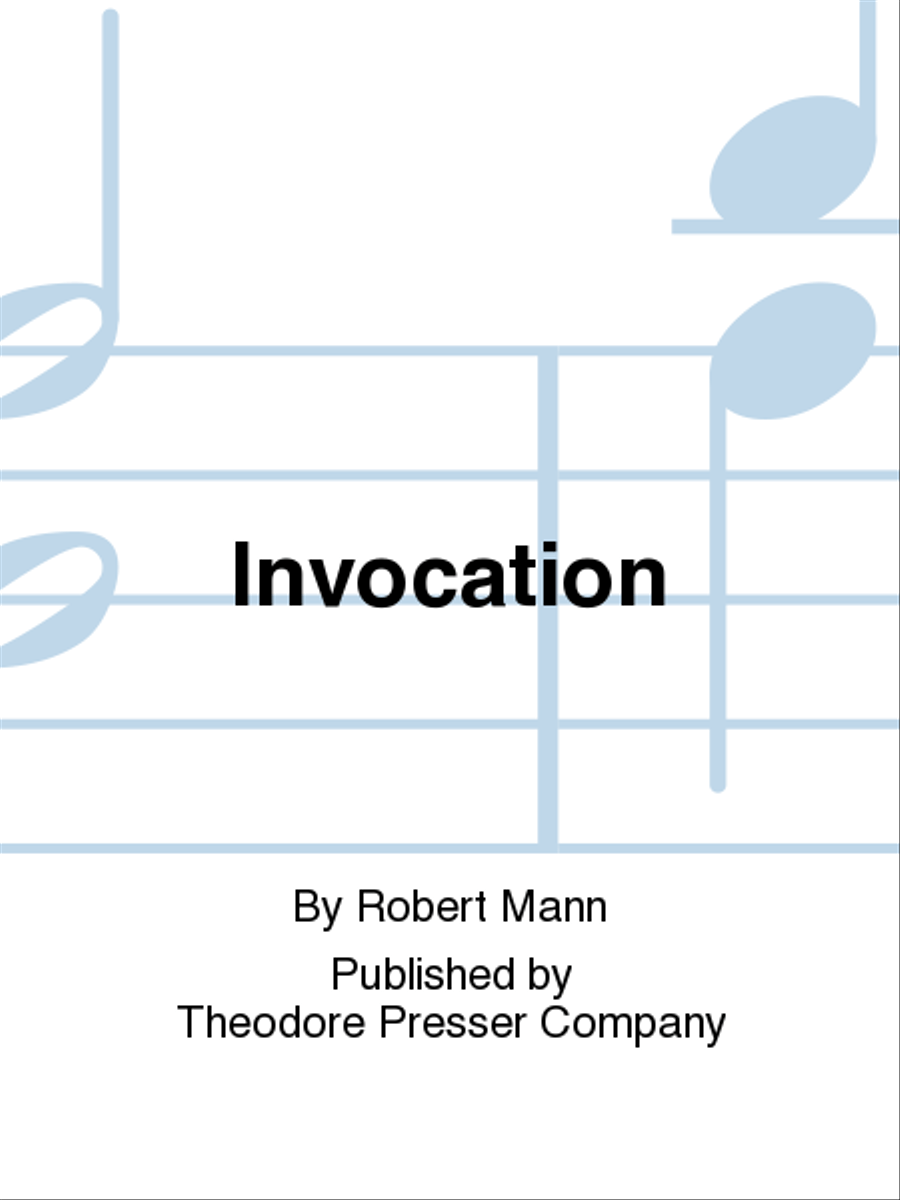 Invocation Chamber Music scores gallery preview page 1