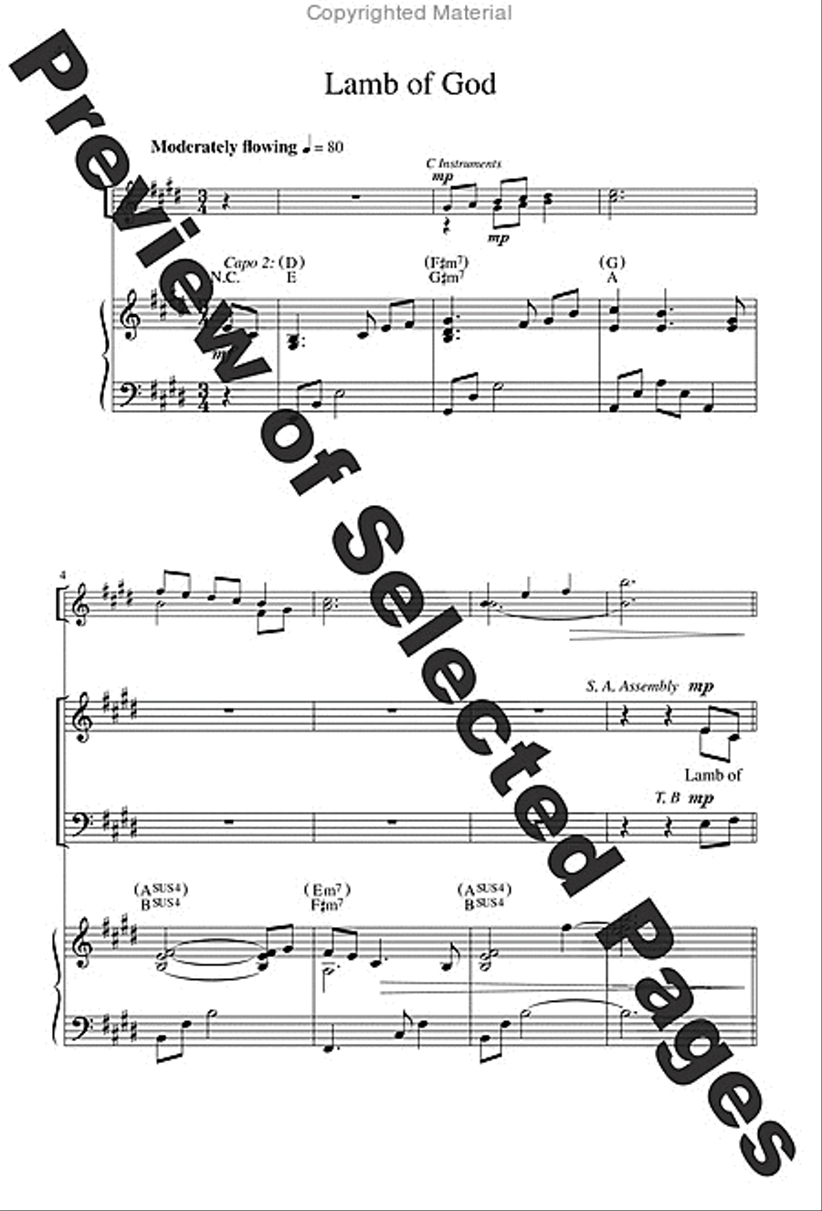The Glendalough Mass CD scores gallery preview page 25