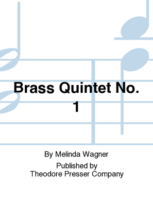 Book cover for Brass Quintet No. 1