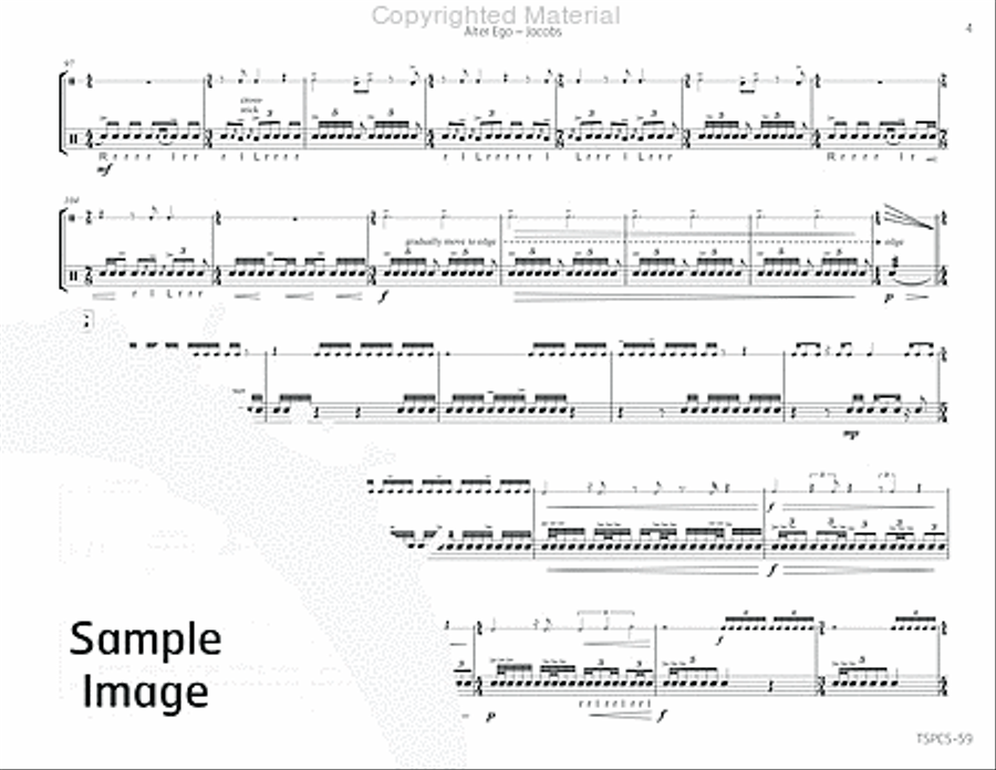 Alter Ego Percussion scores gallery preview page 8