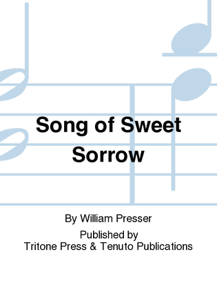 Book cover for Song Of Sweet Sorrow