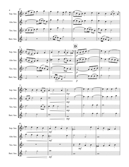 Gabrieli – Canzoni per sonare (for Saxophone Quartet SATB or AATB) image number null