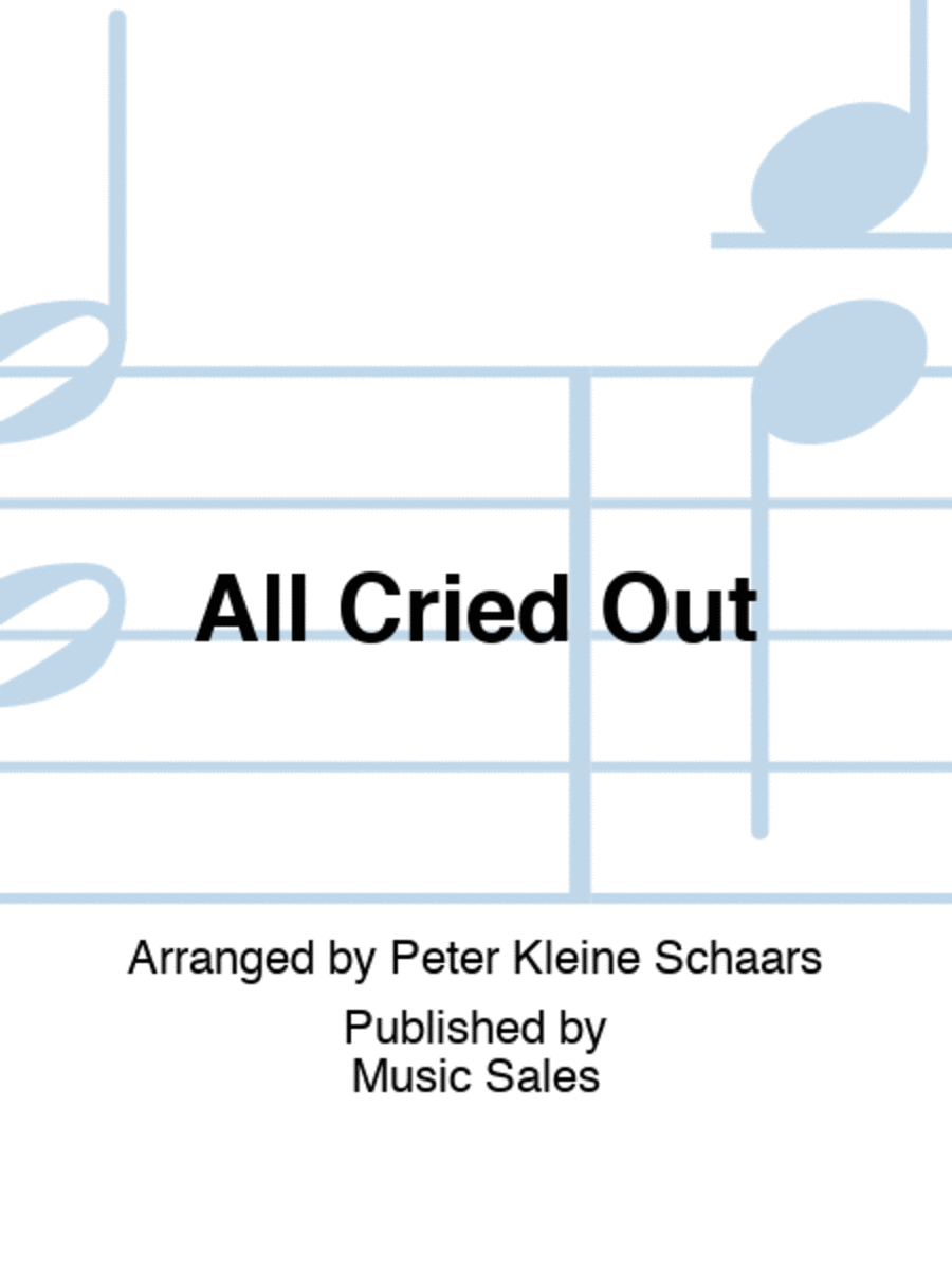 All Cried Out