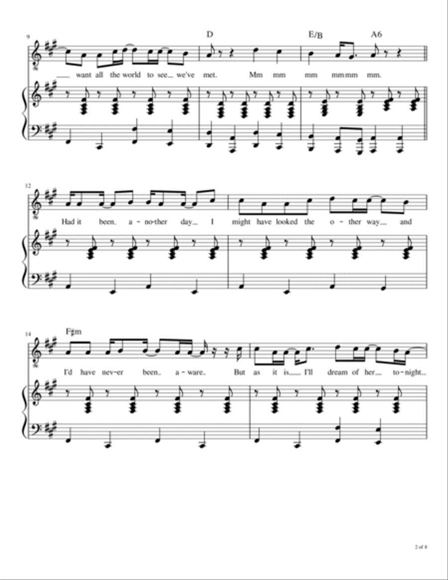 I've Just Seen A Face Voice scores gallery preview page 3