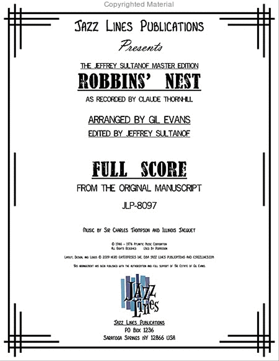 Robbins' Nest Big Band scores gallery preview page 2