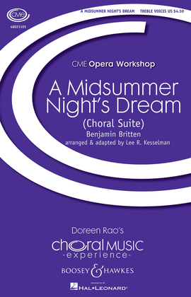 Book cover for A Midsummer Night's Dream – A Choral Suite