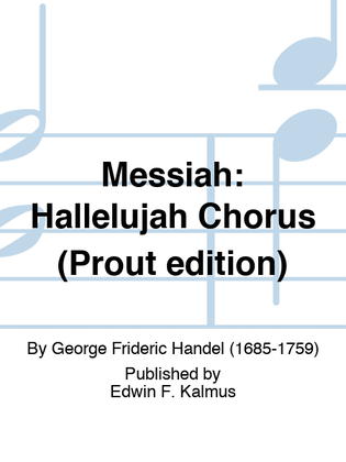 Book cover for MESSIAH: Hallelujah Chorus (Prout edition)