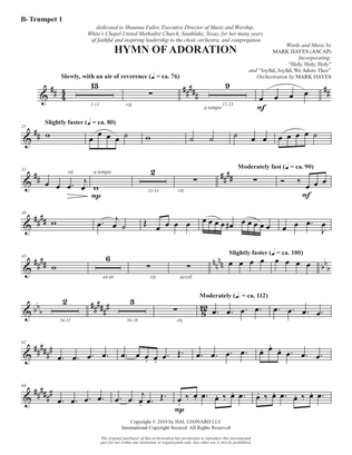 Hymn of Adoration - Bb Trumpet 1